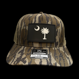 Richardson 112 Bottomland Black Palmetto Moon Performance Trucker Hat