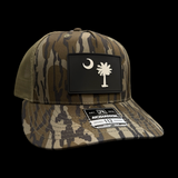 Richardson 112 Bottomland Black Palmetto Moon Performance Trucker Hat
