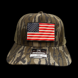 Richardson 112 Bottomland Waving Old Glory Performance Trucker Hat