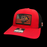 Richardson 112 Red Gilbert America Performance Trucker Hat