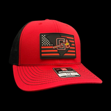 Richardson 112 Red Gilbert America Performance Trucker Hat