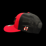 Richardson 112 Red 3D Fire Dept. Waving “Give Back” Trucker Hat