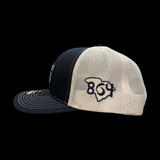 Richardson 864 Navy Lake Murray Performance Trucker Hat