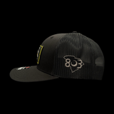 GCA Softball 803 Black Performance Trucker Hat