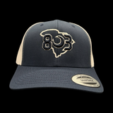 Yupoong 803 GEN II Navy White Classic Trucker Hat