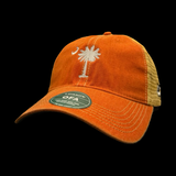 Legacy 1776 SC Palmetto Moon Orange Relaxed Trucker Hat
