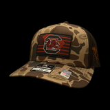 Gamecocks Nation 803 Richardson 112 Duck Camo Performance PVC Trucker Hat