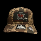 Gamecocks Palmetto State 803 Richardson 112 Duck Camo Performance PVC Trucker Hat