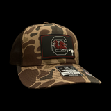 Gamecocks Palmetto State 803 Richardson 112 Duck Camo Performance PVC Trucker Hat