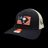 Richardson 110 South Carolina 803 Patriotic Fitted Hat