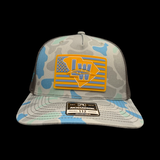 Richardson 112 Lake Wylie Nation Saltwater Duck Camo Performance Trucker hat