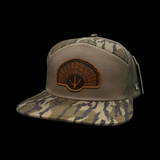 Lost Turkey Bottomland 7 Panel Flat Bill Camo Hat