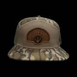 Lost Turkey Bottomland 7 Panel Flat Bill Camo Hat