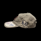 Infinity Waving SC Patriotic Washed Gray Ladies Concealed Ponytail Hat