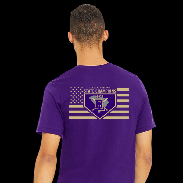 PRE-SALE STARTS JULY 11TH @ 10AM: Batesburg-Leesville 2025 Baseball State Champions Limited Edition Unisex T-Shirt