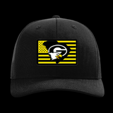 Gray Collegiate 803 War Eagle Nation Midnight Trucker Hat