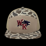 White Knoll Timberwolves Lost Slough 7 Panel Flatbill Hat