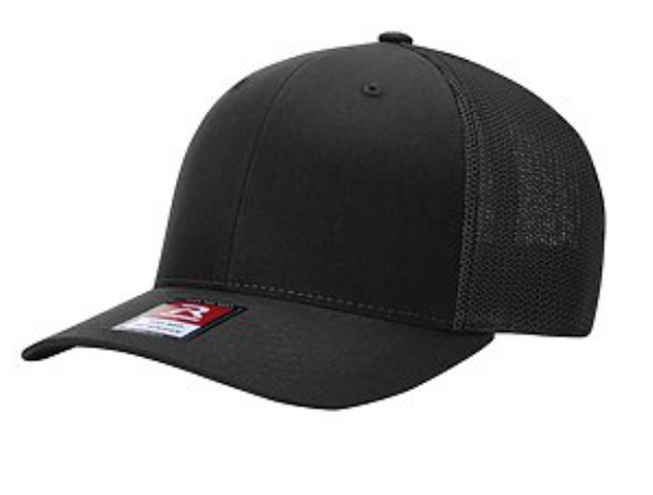 OUTLAWS PRE-SALE Richardson 110 Fitted Mesh BLACK Outlaws Performance Patch Hat