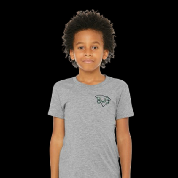 PRE-SALE: YOUTH Tall Pines Timberwolves Pack Strong Old School Camo Shirt