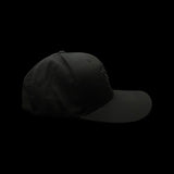 803 Flexfit XXL Black fitted cotton hat (2 logo colors)